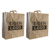 Budget papieren tas 46x16x49cm - Logo bedrukking