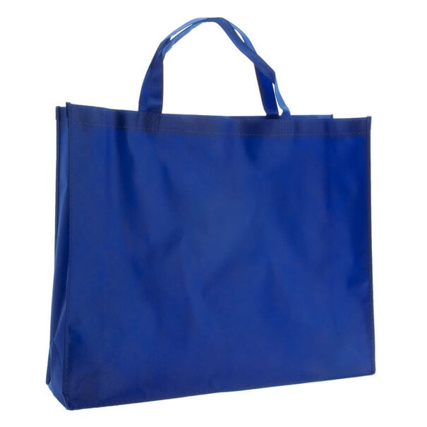 Levering uit voorraad 10x Shopper Dark Blue non woven 54x14x45cm