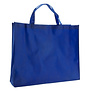 10x Shopper Dark Blue non woven 54x14x45cm