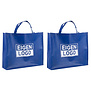 Shopper bedrukken Dark Blue non woven 54x14x45cm - Spoed