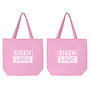 Katoenen tas bedrukken 54x48+14cm Pink Lavender - Spoed