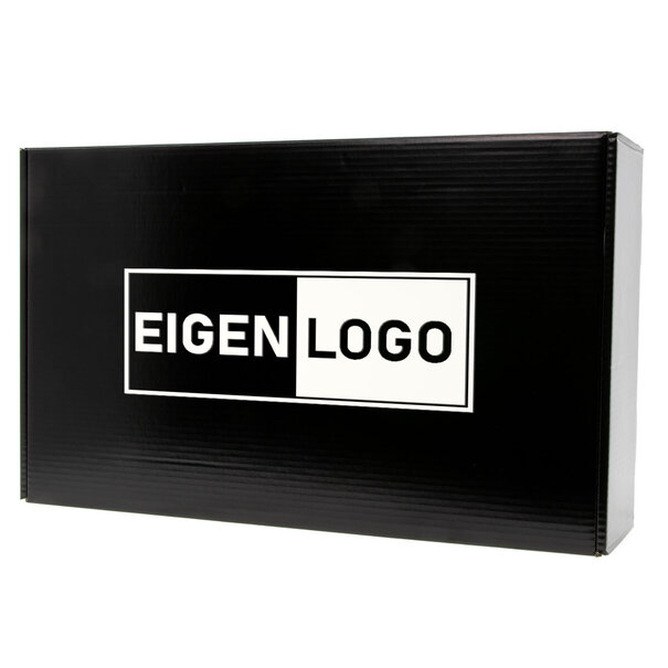 Levertijd ca.10 werkdagen Postdozen bedrukken Zwart 610x370x140mm