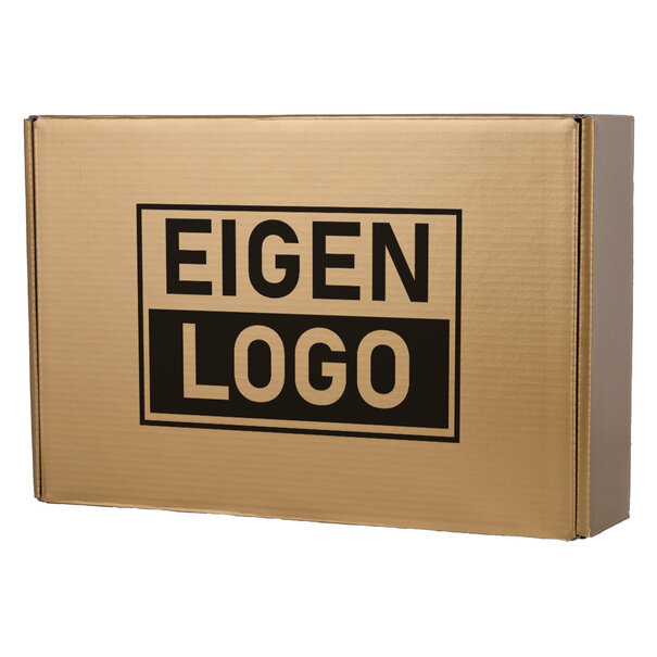 Levertijd ca.10 werkdagen Postdozen bedrukken Goud 280x190x75mm