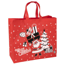 10x Kerstshopper Clumsy Santa