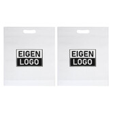 Tas bedrukken Wit Non Woven 38x44 + 2x4cm - Uitgestanst Handvat