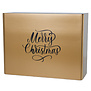 Kerstdozen Goud 380x300x140mm