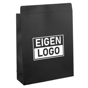 Papieren zakken bedrukken Zwart Large