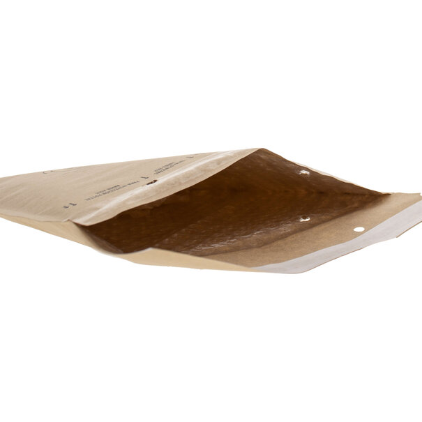 Levering uit voorraad 100x bubbel envelop K Bruin binnenmaat 37x48cm