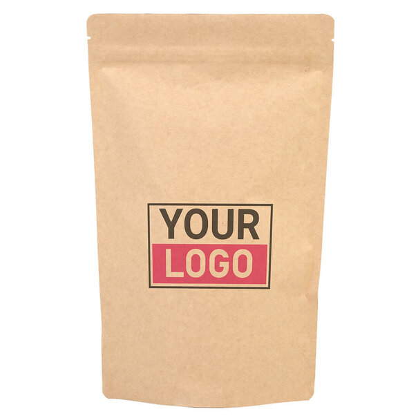 Levertijd ca. 5 werkdagen Stazakken bedrukken - Bruin 18x29cm