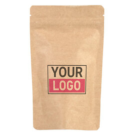 Stazakken bedrukken - Bruin 11x18.5cm