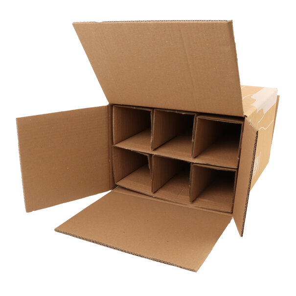 Levering uit voorraad 10 x Wijnverzenddoos met inlay 6 flessen