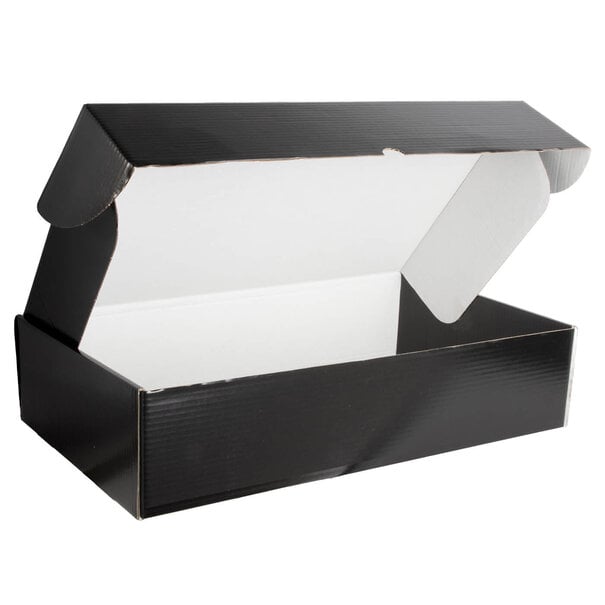 Levering uit voorraad Kerstdozen Zwart 610x370x140mm