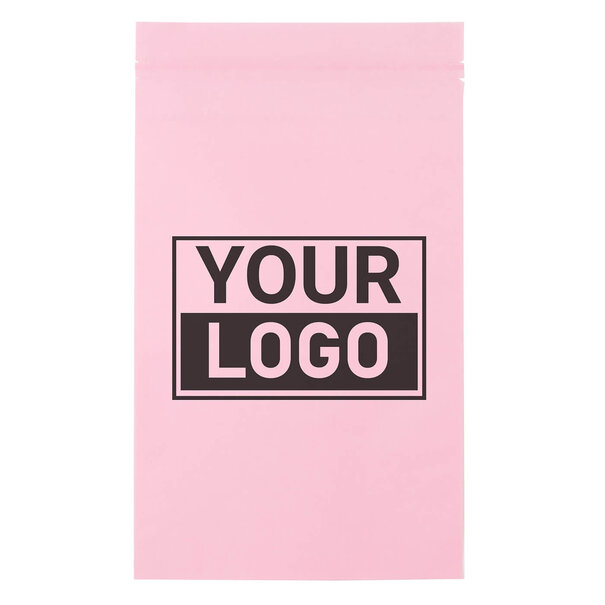 Levertijd ca.10 werkdagen Papieren verzendzak roze bedrukken S