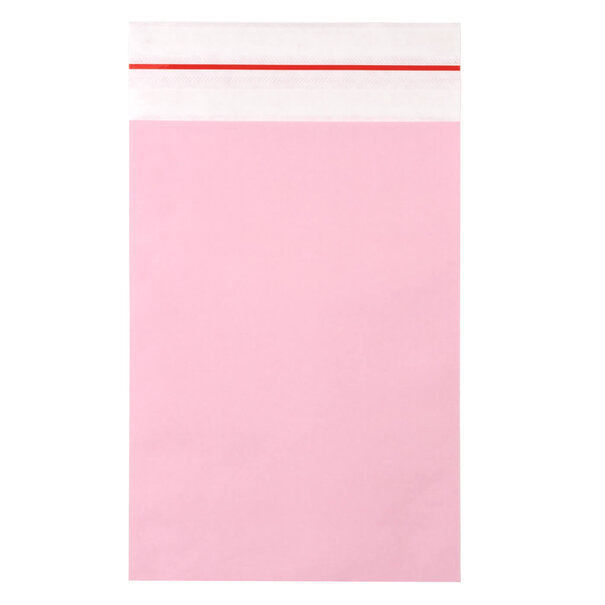 Levertijd ca.10 werkdagen Papieren verzendzak roze bedrukken S