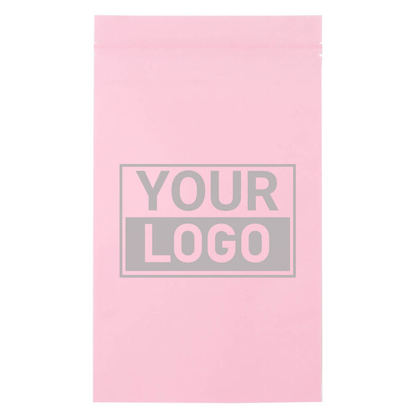 Levertijd ca.10 werkdagen Papieren verzendzak roze bedrukken S