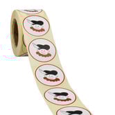 500x  Sticker Sint 'Pietje' 40mm