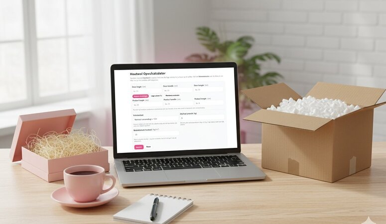 Slim verpakken met de nieuwe houtwol- en opvulchips-calculators
