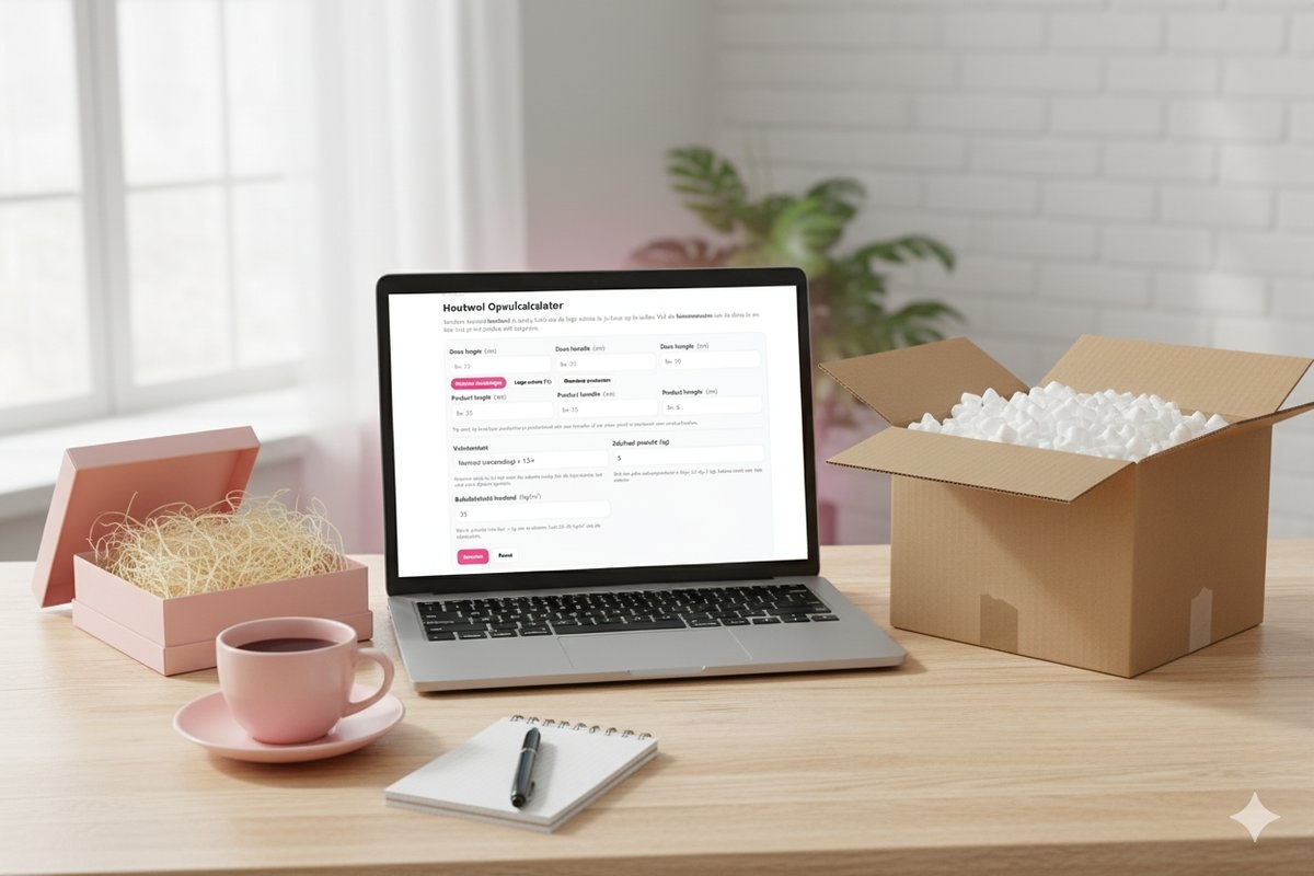 Slim verpakken met de nieuwe houtwol- en opvulchips-calculators