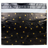 100x verzendzakken Black Stars Gold XL