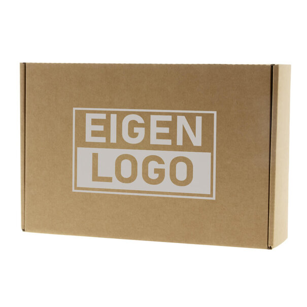 Levertijd ca.10 werkdagen Postdozen bedrukken Bruin 380x300x140mm