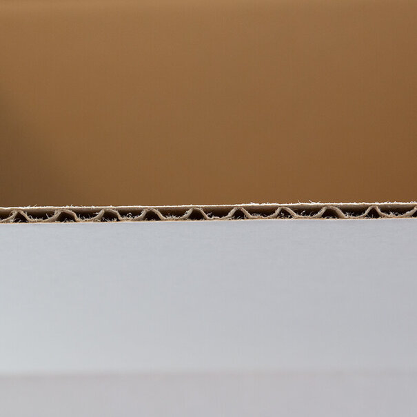 Levering uit voorraad Kartonnen dozen wit 200x200x200mm