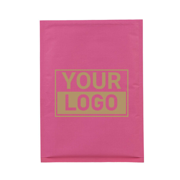 Levertijd ca.10 werkdagen Roze bubbel envelop D bedrukken