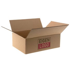 Dozen bedrukken Bruin 300x215x100mm