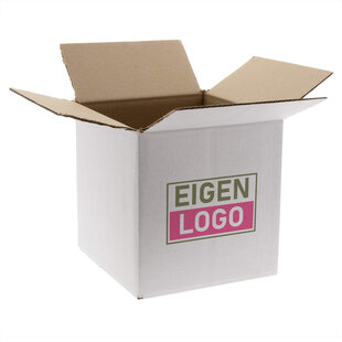 Dozen bedrukken Wit 200x200x200mm