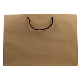 10x cadeautasjes Bruin Extra groot