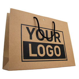 Cadeautasje bedrukken Bruin A3