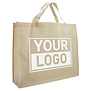 Shopper bedrukken Beige non woven 54x14x45cm - Spoed