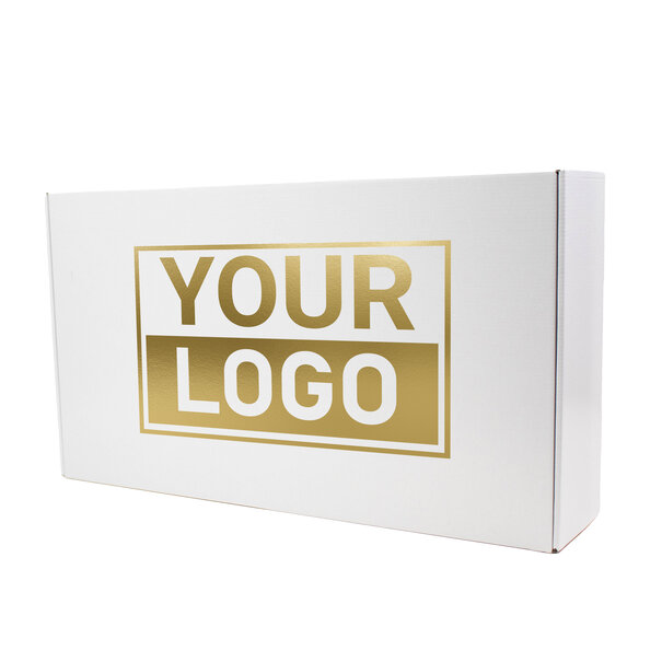 Levertijd ca.10 werkdagen Postdozen bedrukken Wit 610x329x135mm