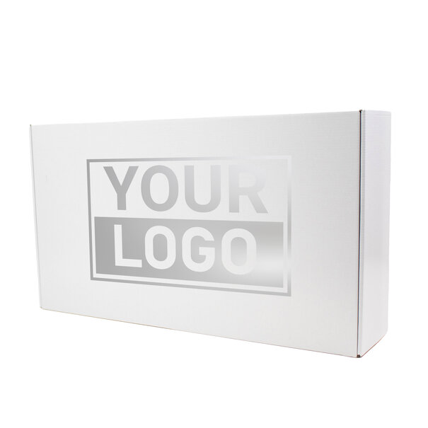 Levertijd ca.10 werkdagen Postdozen bedrukken Wit 610x329x135mm