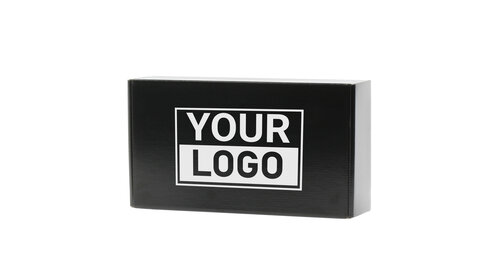 Postdozen bedrukken Zwart 610x329x135mm