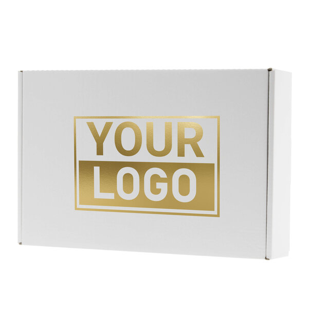 Levertijd ca.10 werkdagen Postdozen bedrukken Wit 280x190x72mm