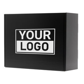 Postdozen bedrukken Zwart 380x300x140mm