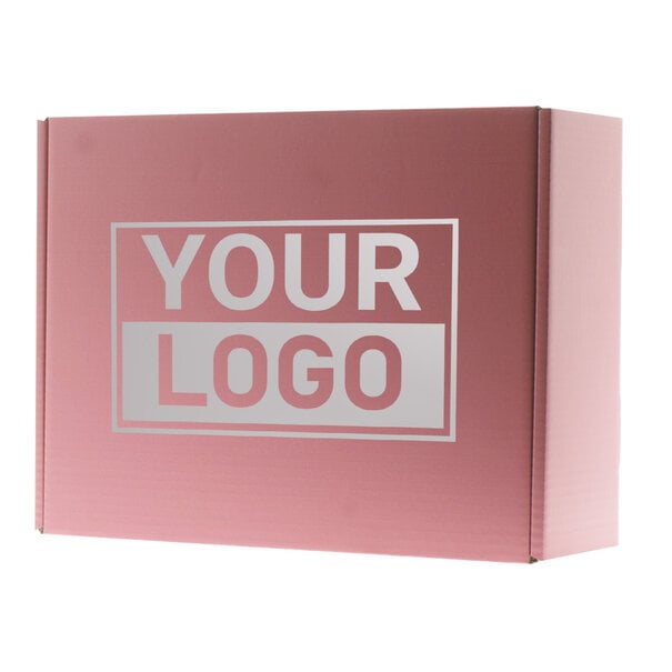 Levertijd ca.10 werkdagen Postdozen bedrukken Oudroze 380x300x140mm