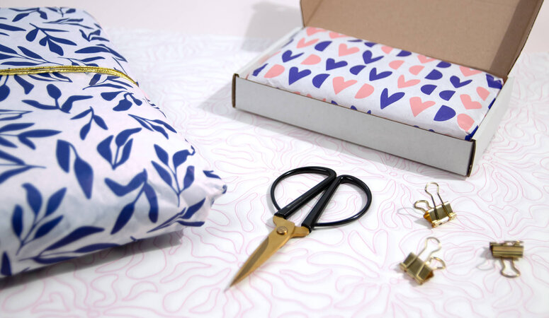 De mogelijkheden voor het bedrukken van jouw vloeipapier op een rij