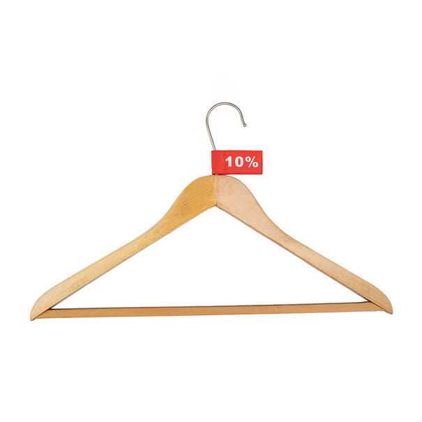 Levering uit voorraad 50x Kledinglabel 3x6cm - 10% rood