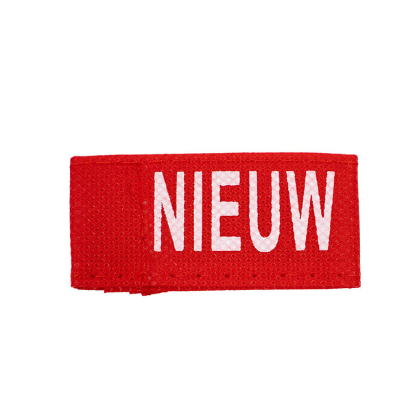 Levering uit voorraad 50x Kledinglabel 3x6cm - NIEUW rood