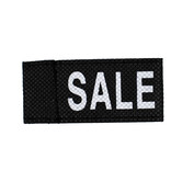 50x Kledinglabel 3x6cm - SALE zwart
