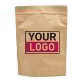 Stazakken bedrukken - Bruin 21x31cm