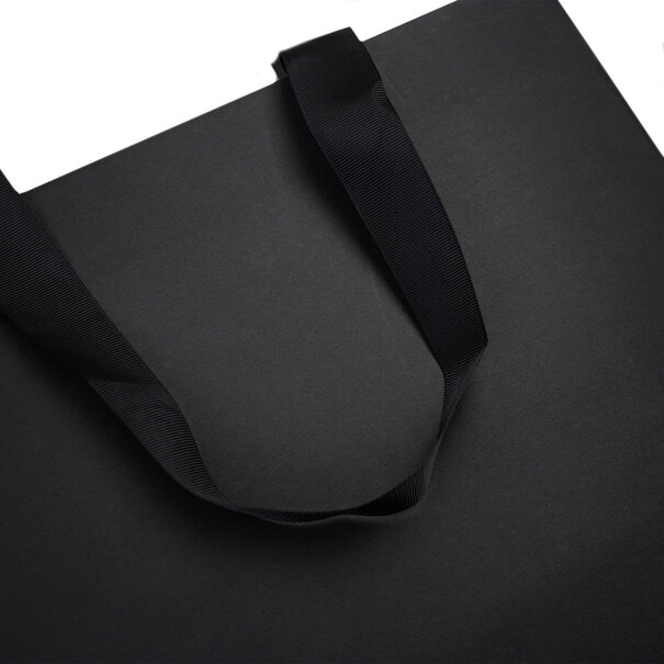 Levering uit voorraad 10x cadeautasjes Mat Zwart Extra groot