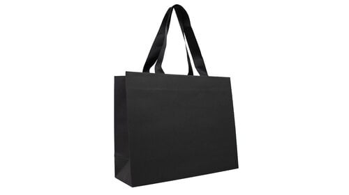 10x cadeautasjes Mat Zwart A4