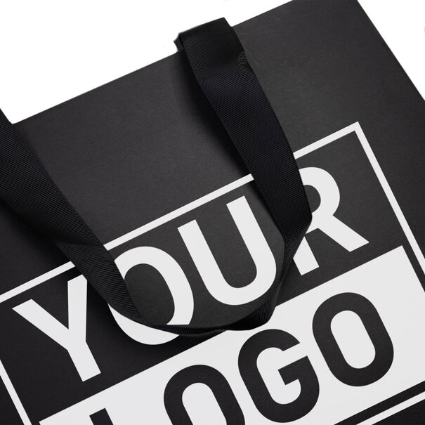 Levertijd ca.10 werkdagen Cadeautasje bedrukken Mat Zwart A3