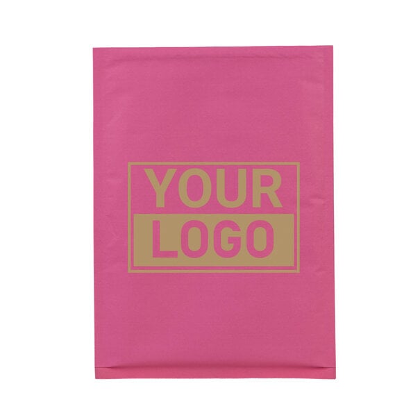 Levertijd ca.10 werkdagen Roze bubbel envelop C bedrukken