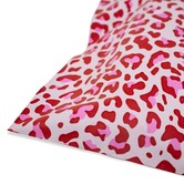 100x verzendzakken Leopard Pink Medium