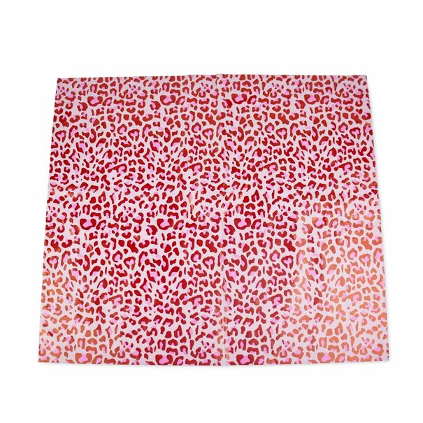 Levering uit voorraad 100x verzendzakken Leopard Pink XL