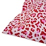 100x verzendzakken Leopard Pink XL