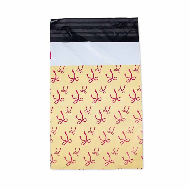 Levering uit voorraad 100x verzendzakken Bows Yellow Small